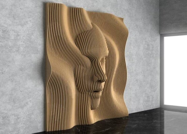 Face / Gezicht golvend ontwerpproject