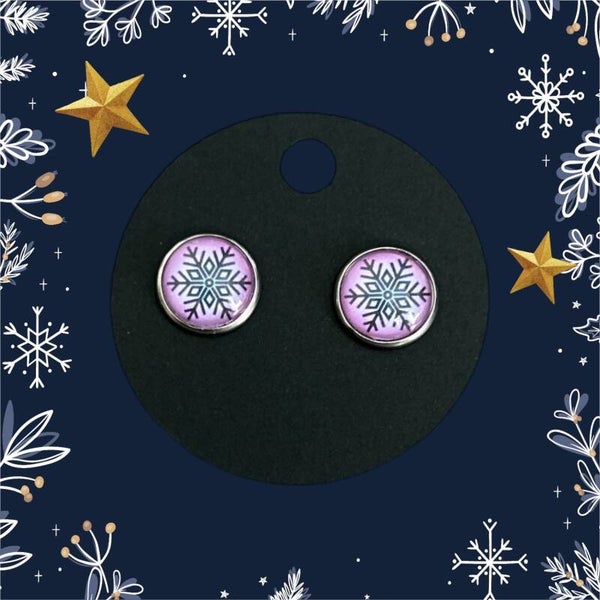Snowflakes - Purple