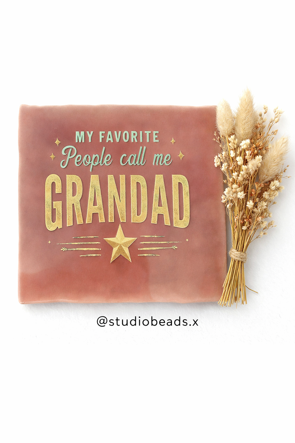 Tegeltje | My favorite people call me grandad