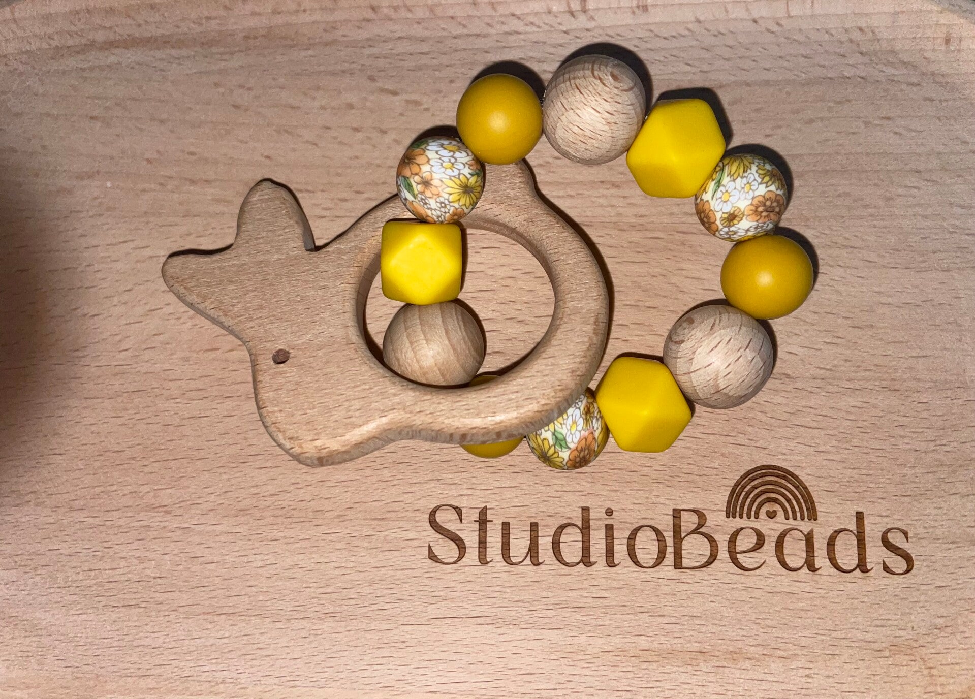 Bijtring | Konijn geel