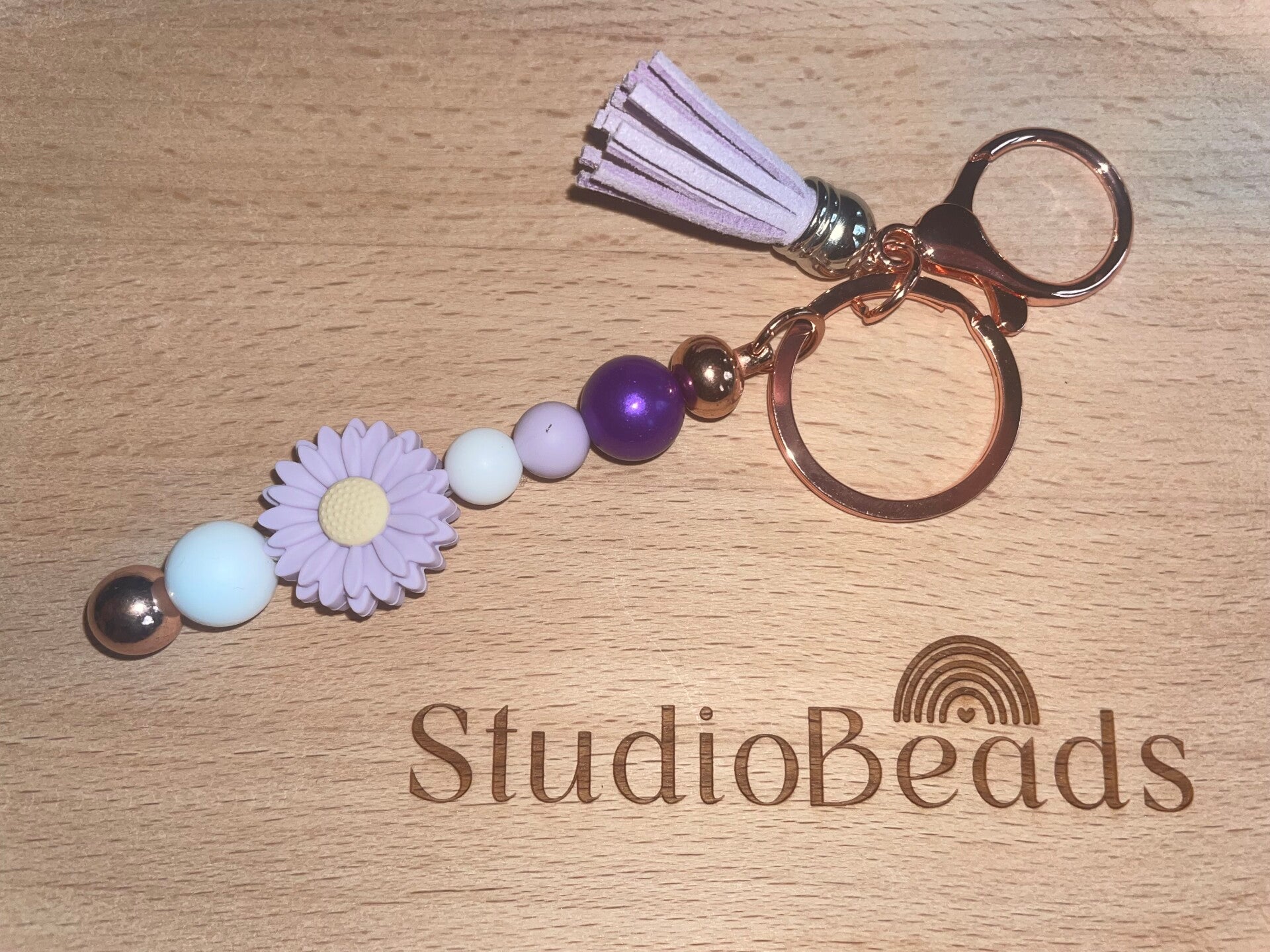 Sleutelhanger | Bloem Poederlila