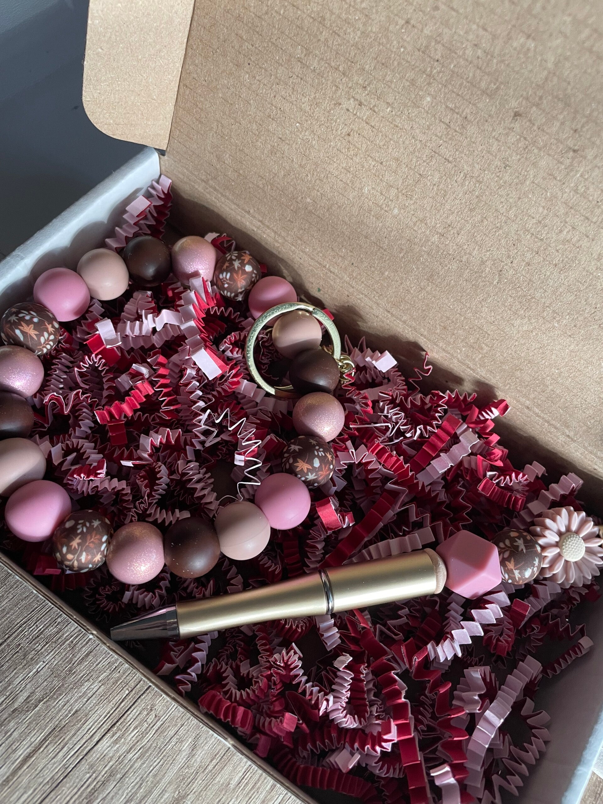 Set | Bracelet/Pen - Rouge