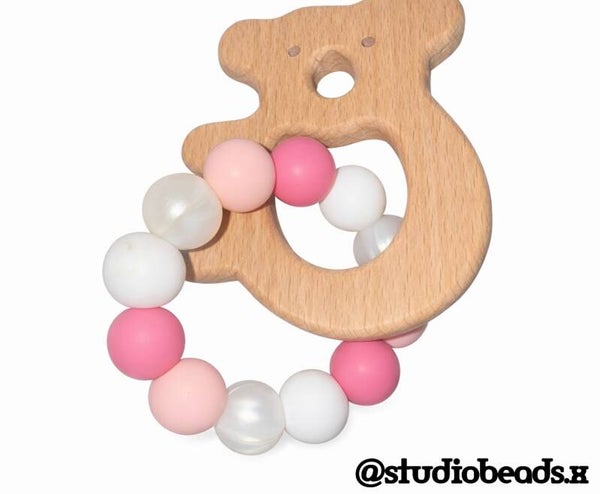 Bijtring | Koala roze