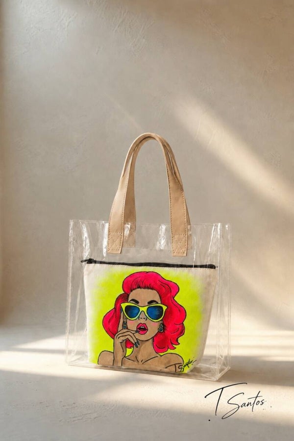 Bolso de mano con carteras intercambiables