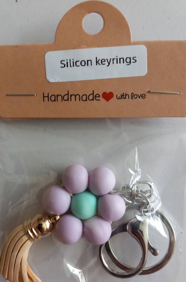 SILICAN BEAD KEYRING