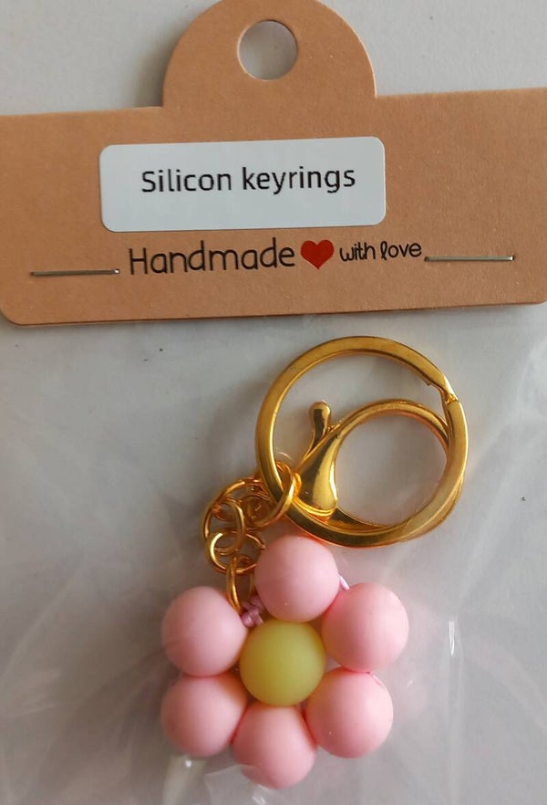 SILICON BEAD KEYRING