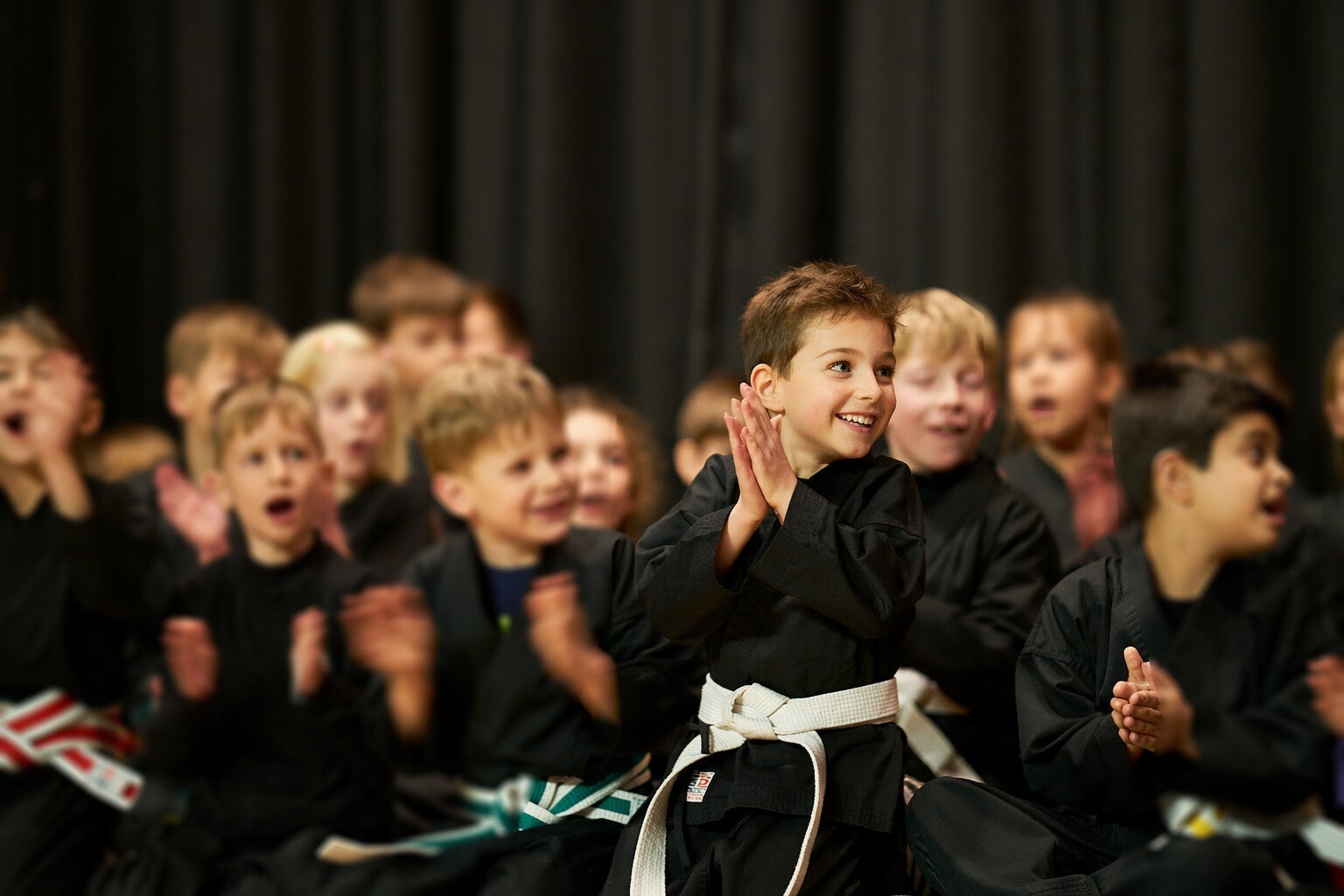 Kung Fu Schüler im Training in Leonberg