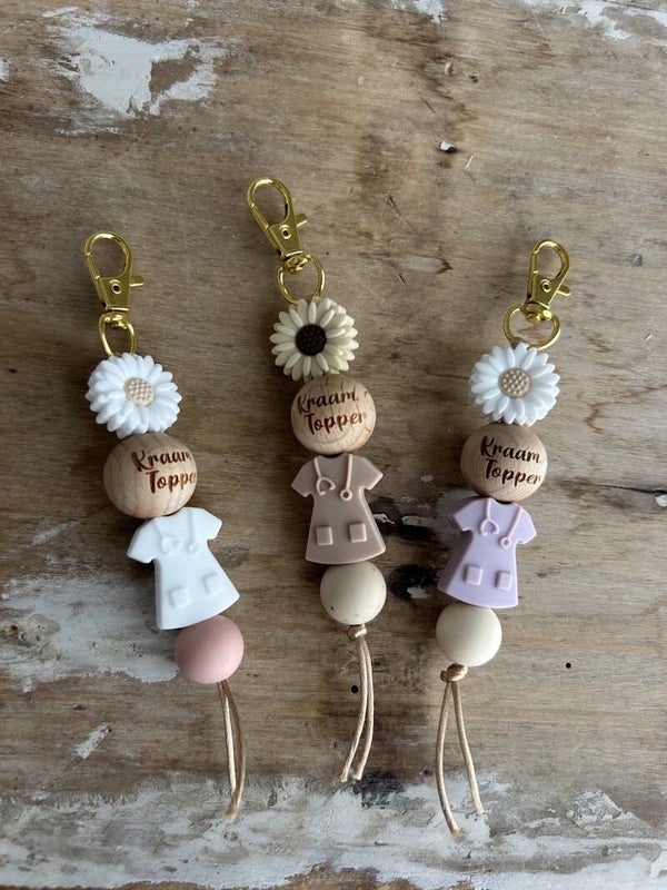 Sleutelhanger Kraamtopper