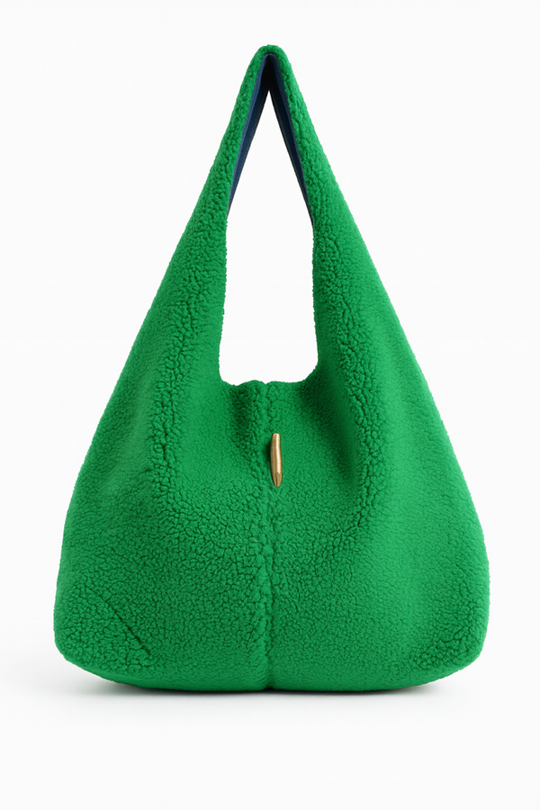 Groene Teddy Handtas