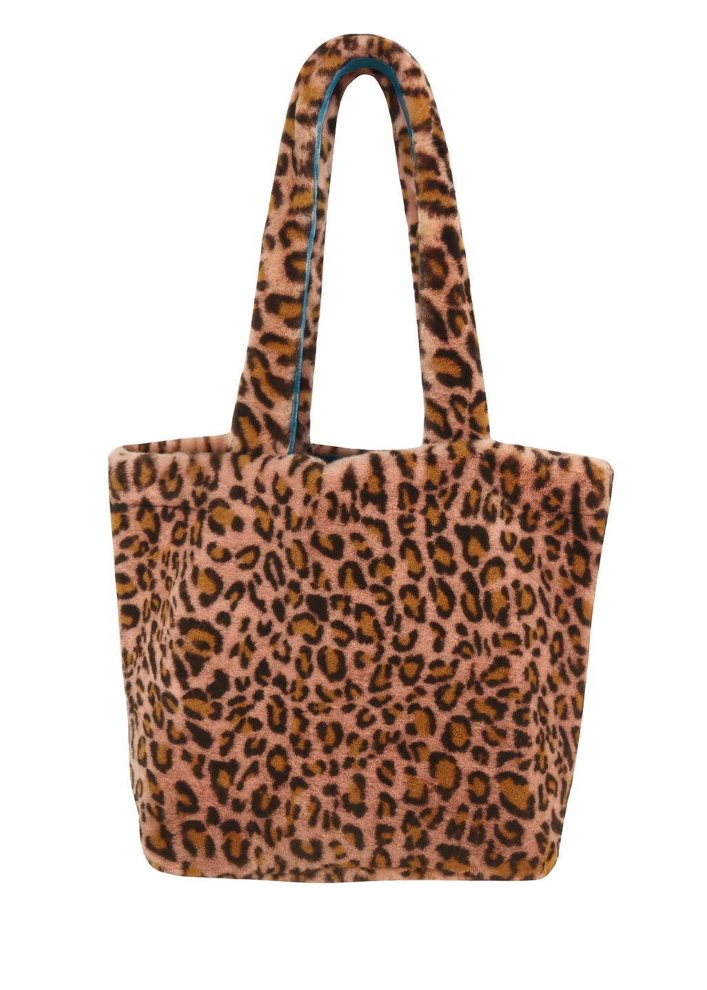 Roze Leopard Imitatiebont Schoudertas