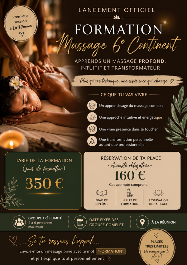 Formation Massage 6ème Continent (M6C)