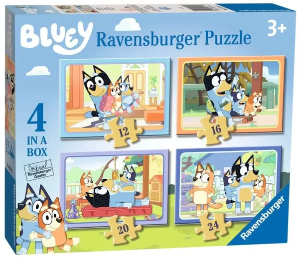 4 puzzels 12+16+20+24 stukjes - Bluey 4 puzzels 12+16+20+24 stukjes - Bluey 4 puzzels 12+16+20+24 stukjes - Bluey 4 puzzels 12+16+20+24 stukjes - Bluey 4 puzzels 12+16+20+24 stukjes - Bluey