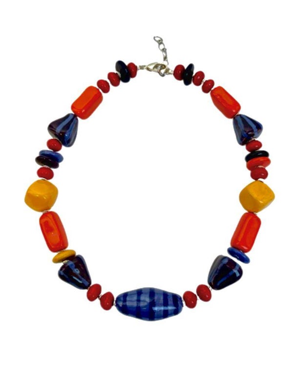 KAZURI | Mini Warrior 17" | Indian Blue