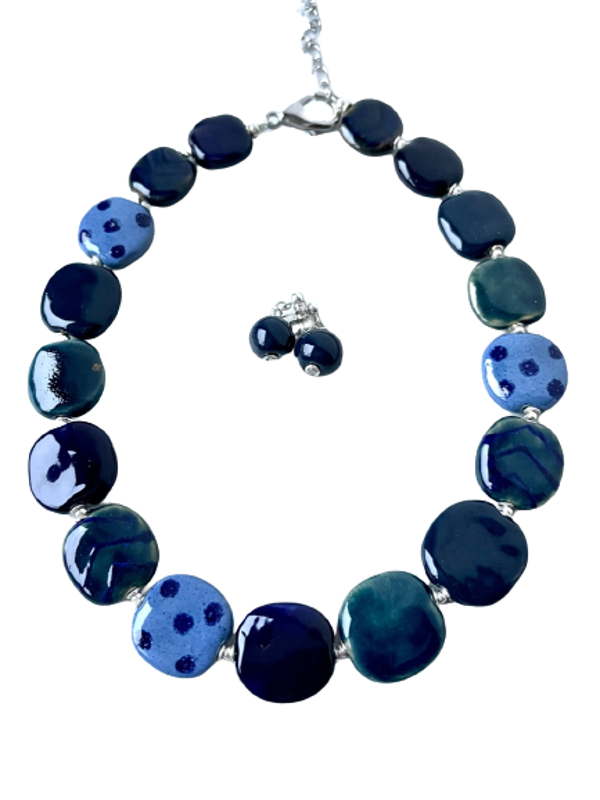 KAZURI | SET Pita pat | Diamond Blue 17"