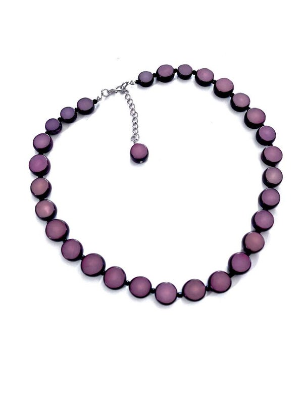 Ketting Buri Lilac 17"