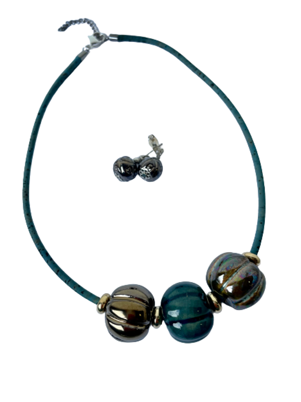 KAZURI | Frutti Solo Set 17" | Petrol Move