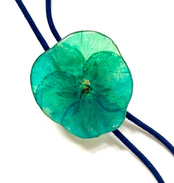 Viool | Ketting | Emerald green