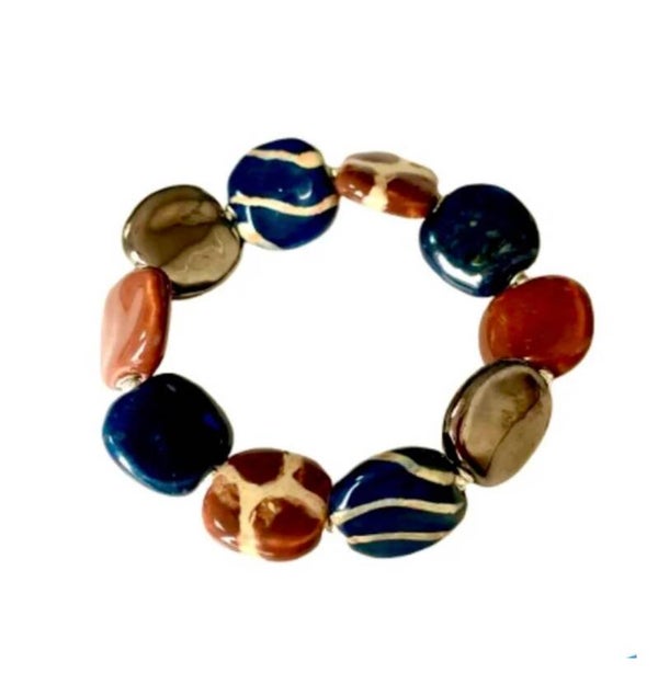 KAZURI | Armband Richie | Imperial blue
