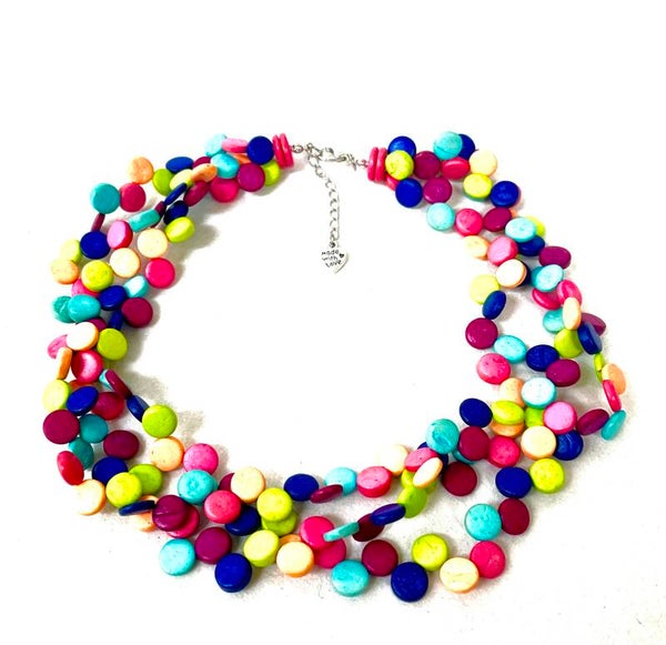 Shale 3-strand Coco Multi colour  17"