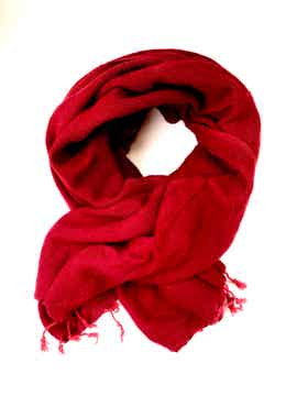 Sjaal | Yakwol | Rood