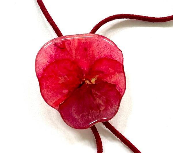 Ketting | Viool Rood/roze
