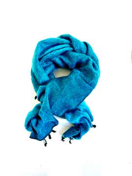 Sjaal | Yakwol | Turqouise