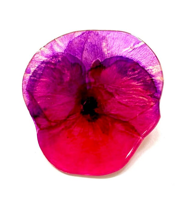 Vioolbloem | Broche | Violet Roze XL