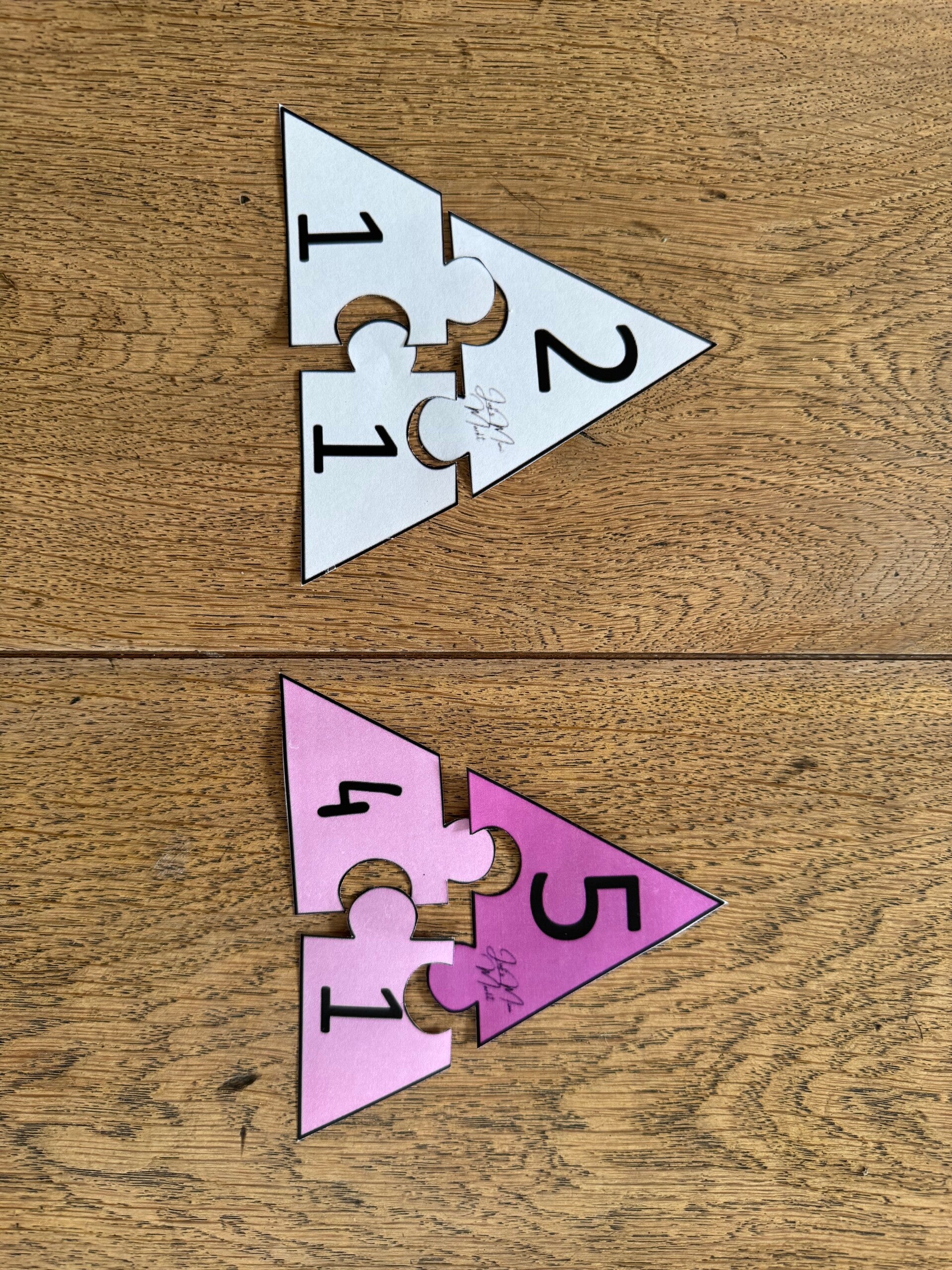 wiskunde puzzel 1-10