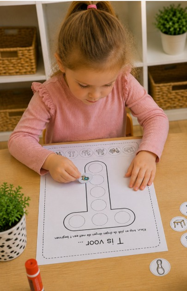 Letterspeurtocht – Knip, plak & leer!
