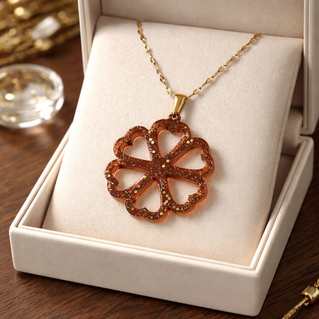 Collier Eclosion modèle « La chanceuse »