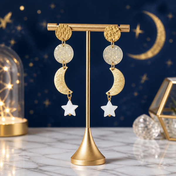 Boucles d'oreilles, Luna