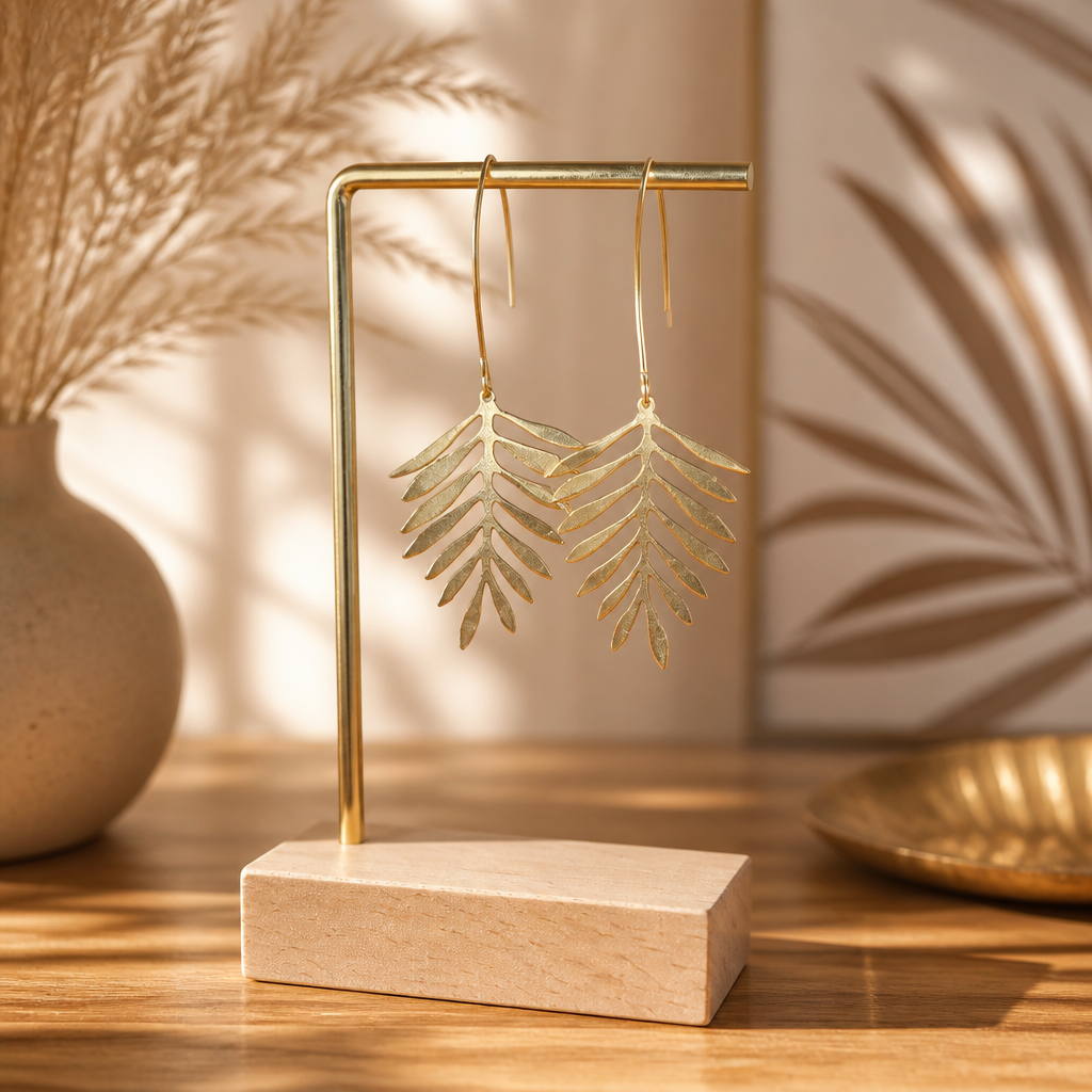 Boucles d'oreilles Urban Jungle "Palmiers"