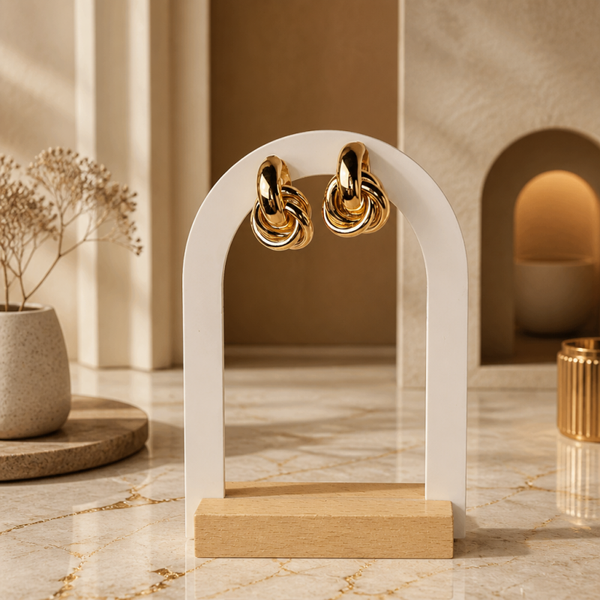 Boucles d'oreilles Orfélya Doré