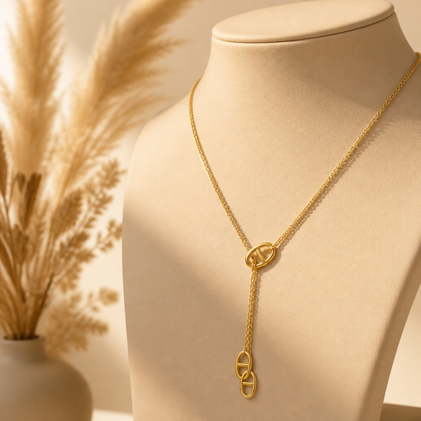Collier maille glissante