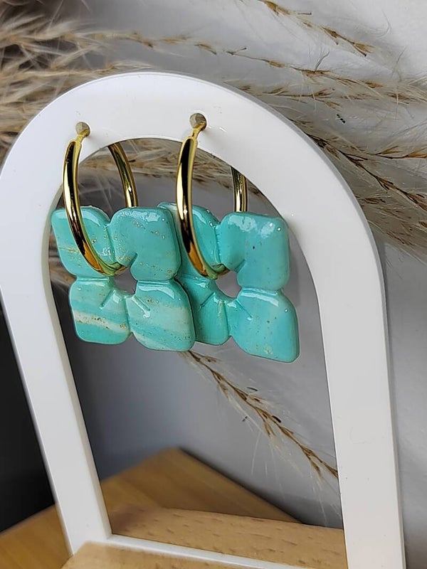 Boucles d'oreilles Tiaré