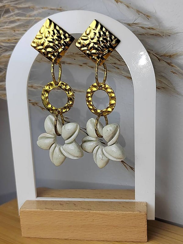 Boucles d'oreilles Eclat de fleur
