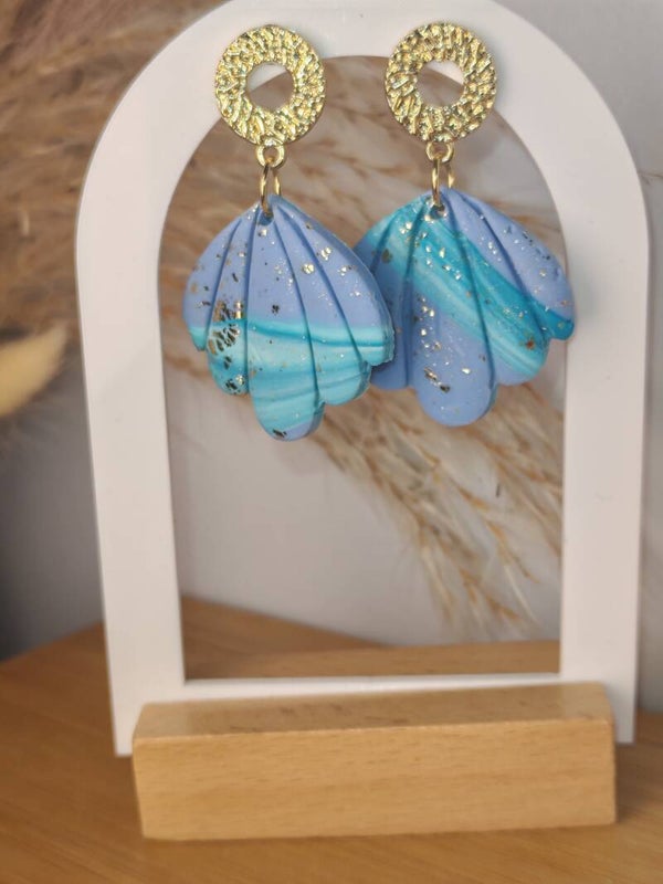 Boucles d'oreilles coquillage M