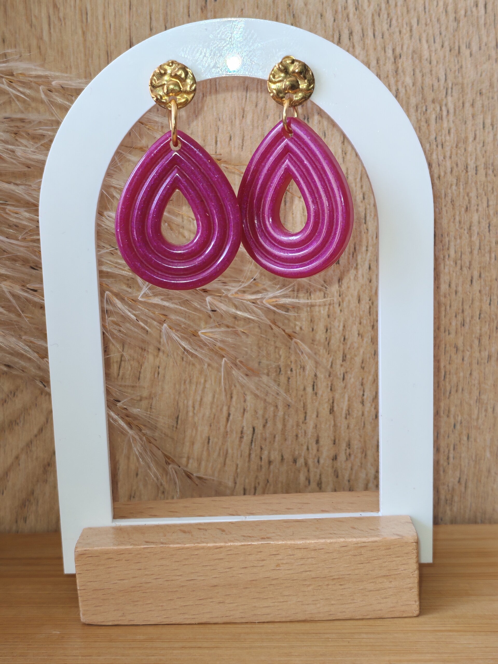 Les boucles d'oreilles Hosta Prune