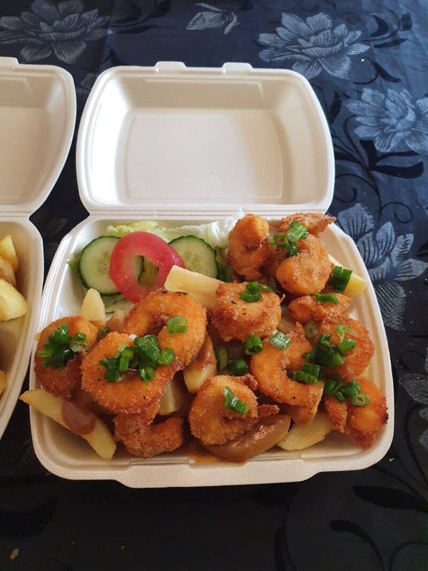 Gepaneerde Gambas