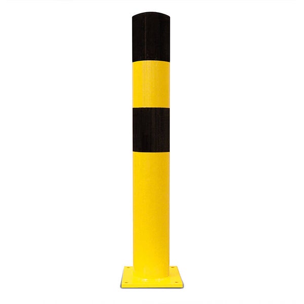 Rambeveiligingspaal 120 x 15.9 cm – geel-zwart om op te pluggen Excl. Btw