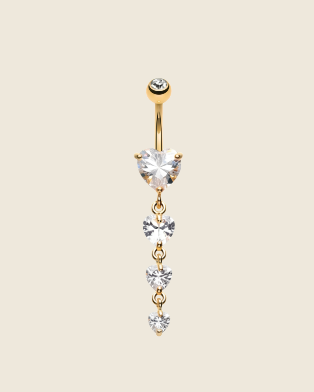 Navelpiercing harten