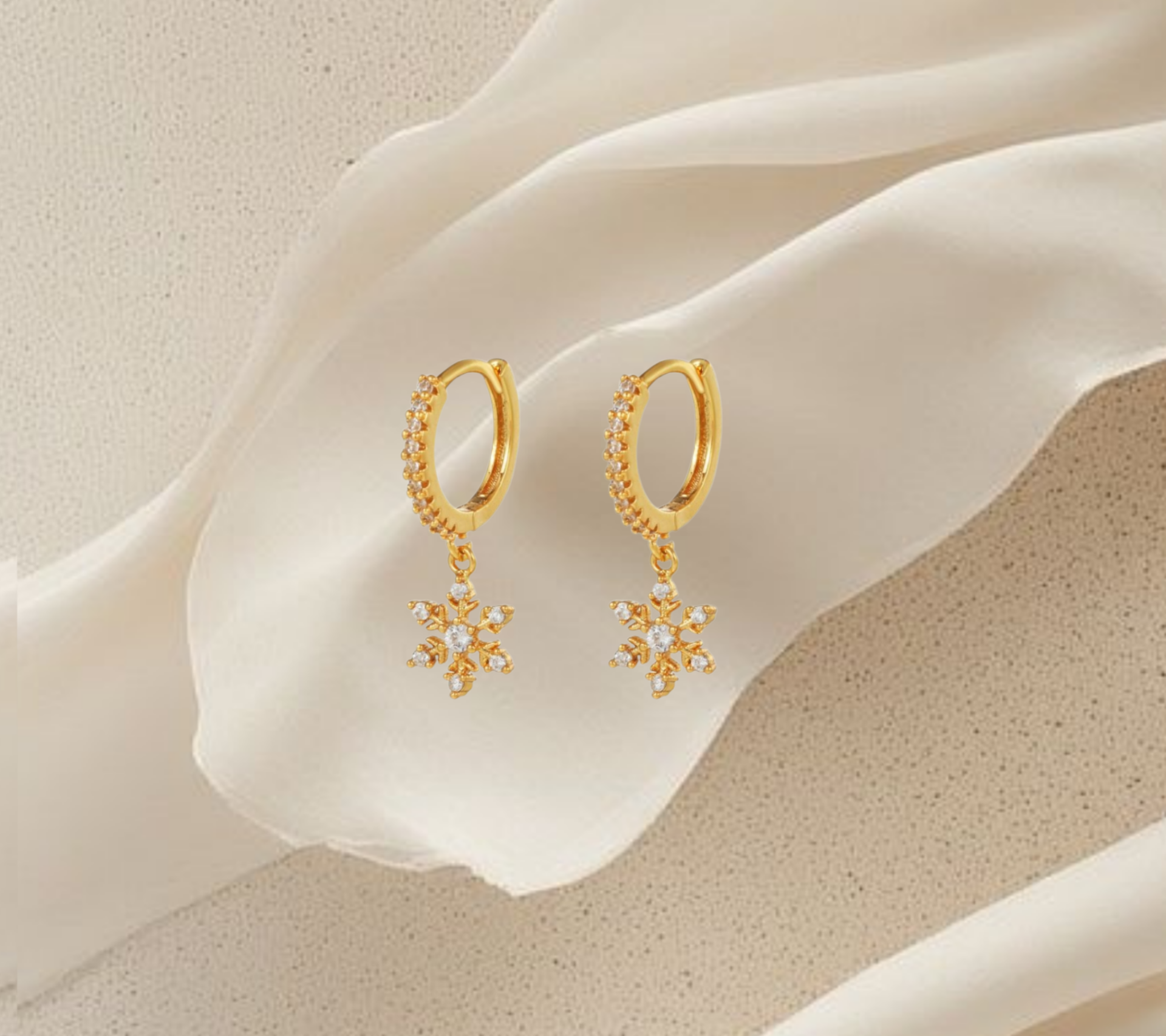 Ring oorbellen whitestar