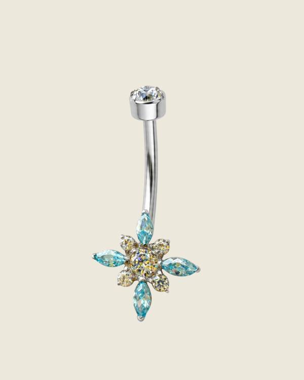 Navelpiercing Powerflower