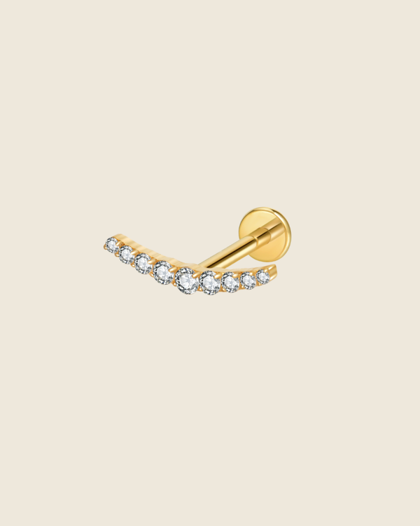 Radiant Curved Line Labret