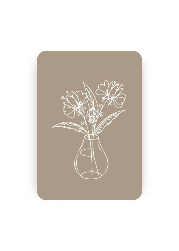 Mini-kaartje vaas