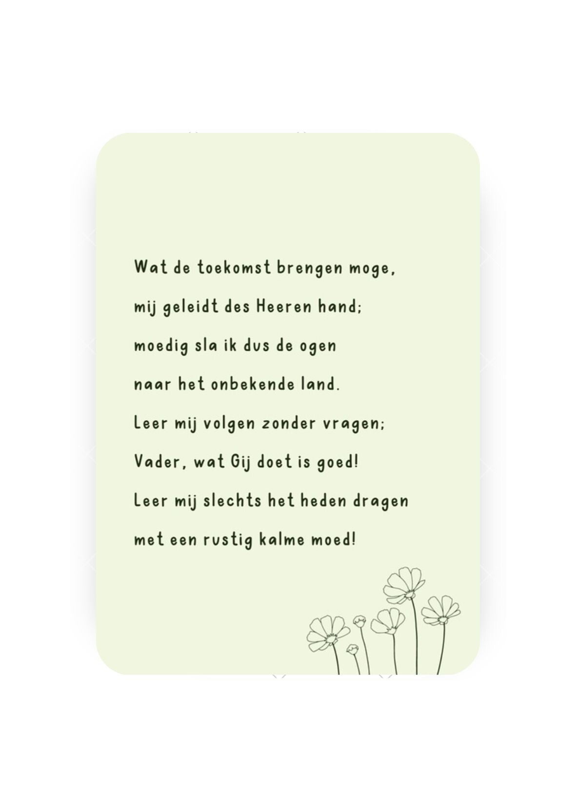 Kaart - Wat de toekomst brenge moge