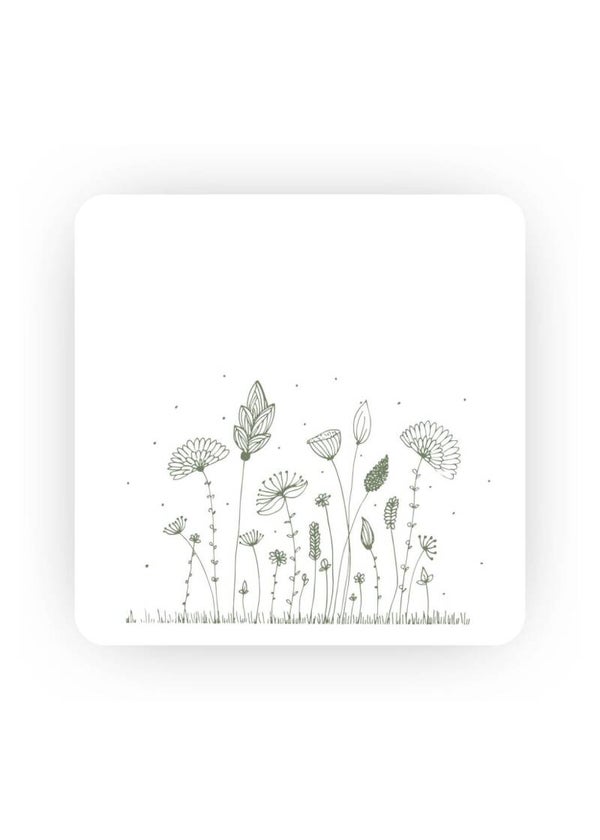 Kaart vierkant - Bloemenveld