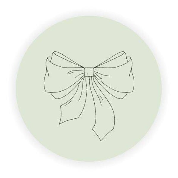 4 stickers - strik groen