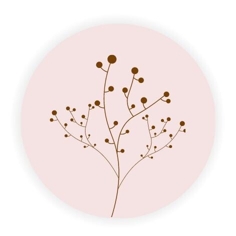 4 stickers - takje roze