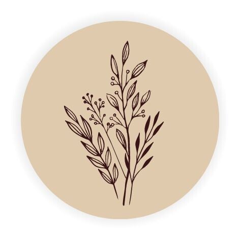 4 stickers - takje beige